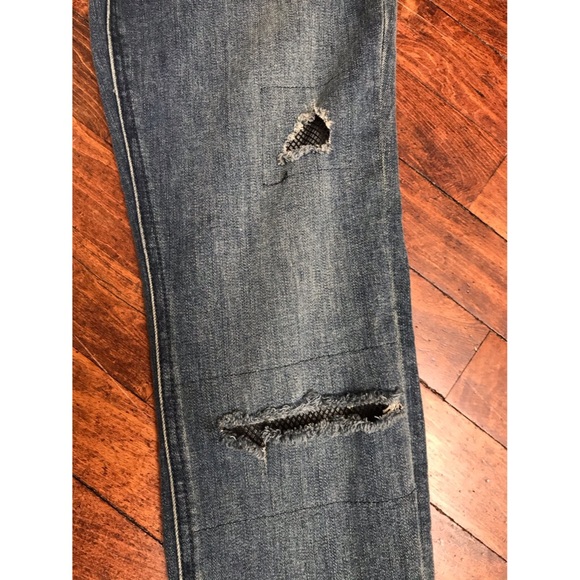 Free People Fishnet Jeans - Picture 4 of 6